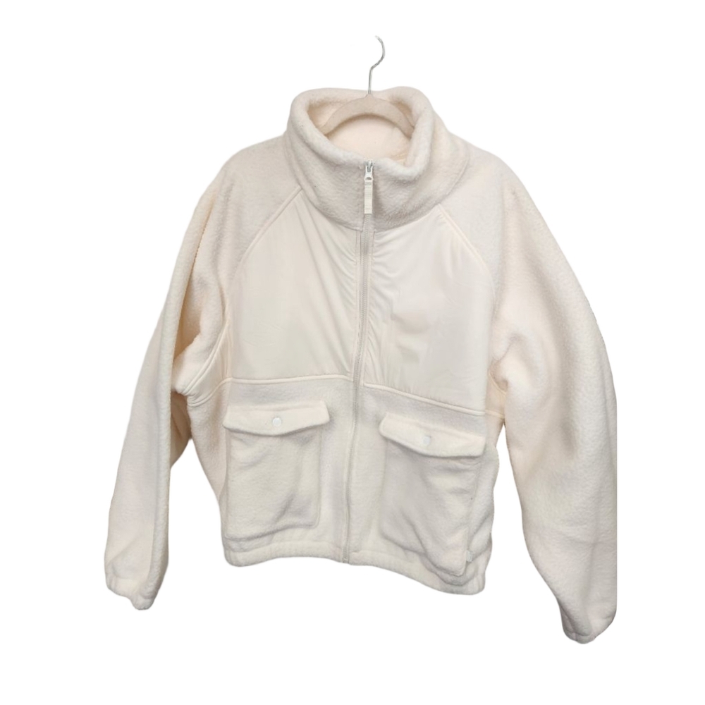 BLOGILATES Cream Bonfire Fleece Jacket XL - Picture 1 of 10